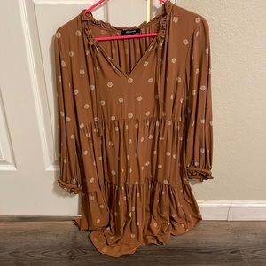 Madewell dress, size L, burnt orange